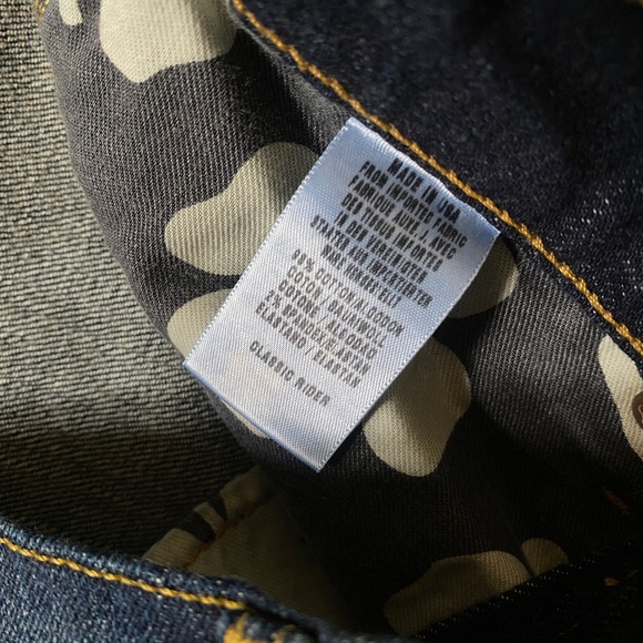 Lucky Brand Classic Rider Size 4/27 Mid Rise Straight Leg Blue Jeans - Picture 4 of 8